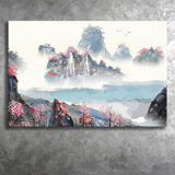 Japanese Sakura Canvas Landscape Landscape Canvas Prints Wall Art Home Decor - Painting Canvas, Ready to hang