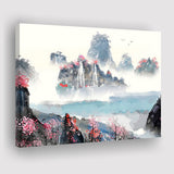 Japanese Sakura Canvas Landscape Landscape Canvas Prints Wall Art Home Decor - Painting Canvas, Ready to hang
