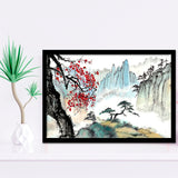 Japanese Canvas Framed Art Prints Wall Art Decor, Framed Picture, Home Decor