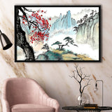 Japanese Canvas Framed Canvas Prints Wall Art Decor, Framed Picture, Floating Frame