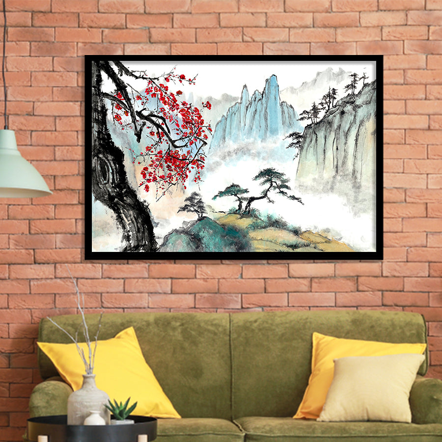 Japanese Canvas Large Japanese Framed Art Prints Wall Decor - Painting Art,Framed Picture,For Sale, Ready to hang