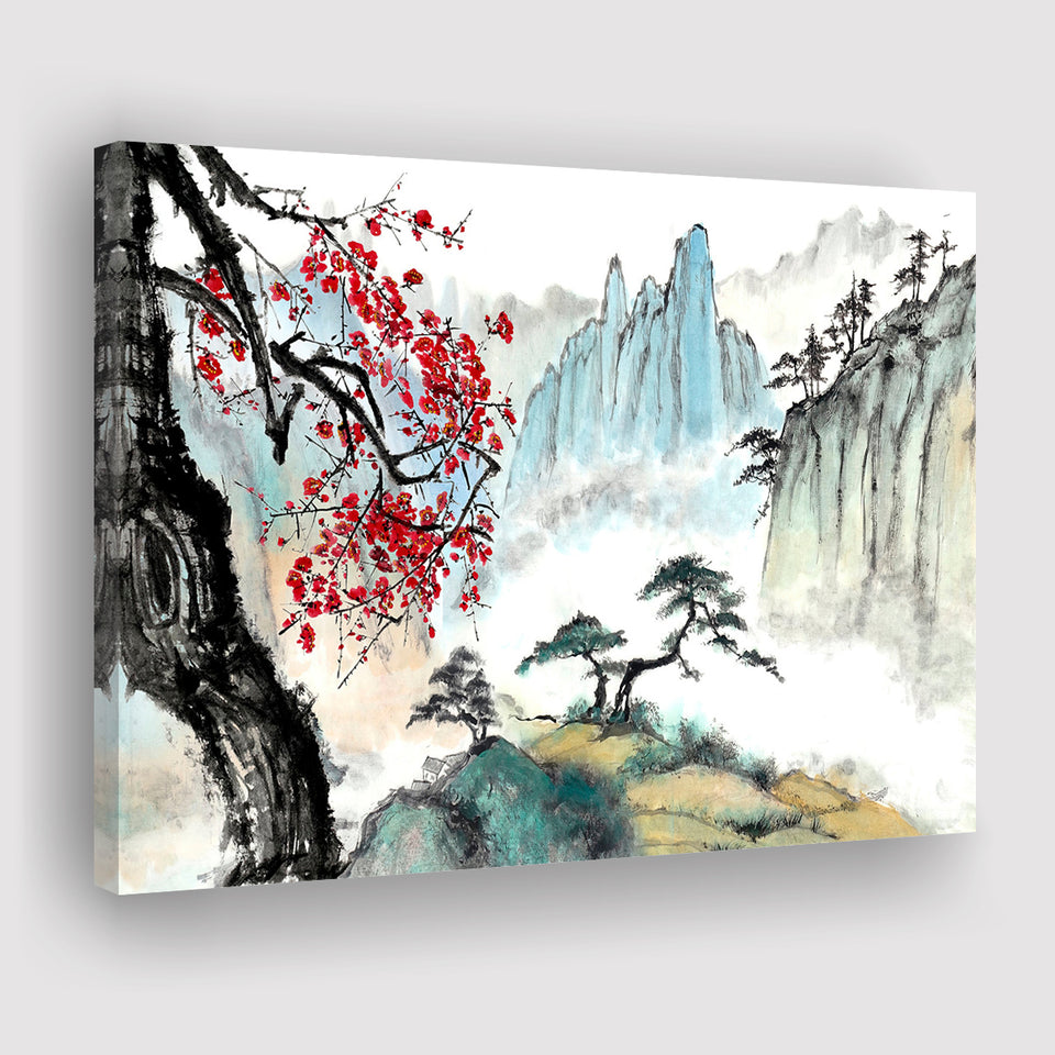 Japanese Canvas Large Japanese Landscape Canvas Prints Wall Art Home Decor - Painting Canvas, Ready to hang