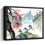 Japanese Canvas Large Japanese Framed Canvas Prints Wall Art Home Decor - Painting Canvas, Black Frame, Framed Picture