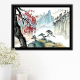 Japanese Canvas Large Japanese Framed Canvas Prints Wall Art Home Decor - Painting Canvas, Black Frame, Framed Picture