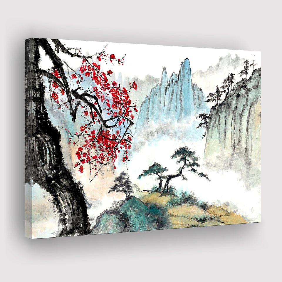 Japanese Canvas Canvas Prints Wall Art Decor - Painting Canvas,Home Decor, Ready to Hang