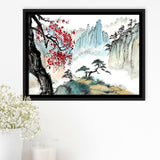 Japanese Canvas Framed Canvas Prints Wall Art Decor, Framed Picture, Floating Frame