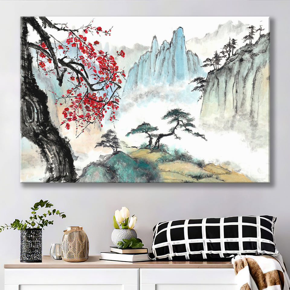 Japanese Canvas Canvas Prints Wall Art Decor - Painting Canvas,Home Decor, Ready to Hang
