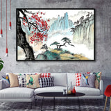 Japanese Canvas Framed Canvas Prints Wall Art Decor, Framed Picture, Floating Frame