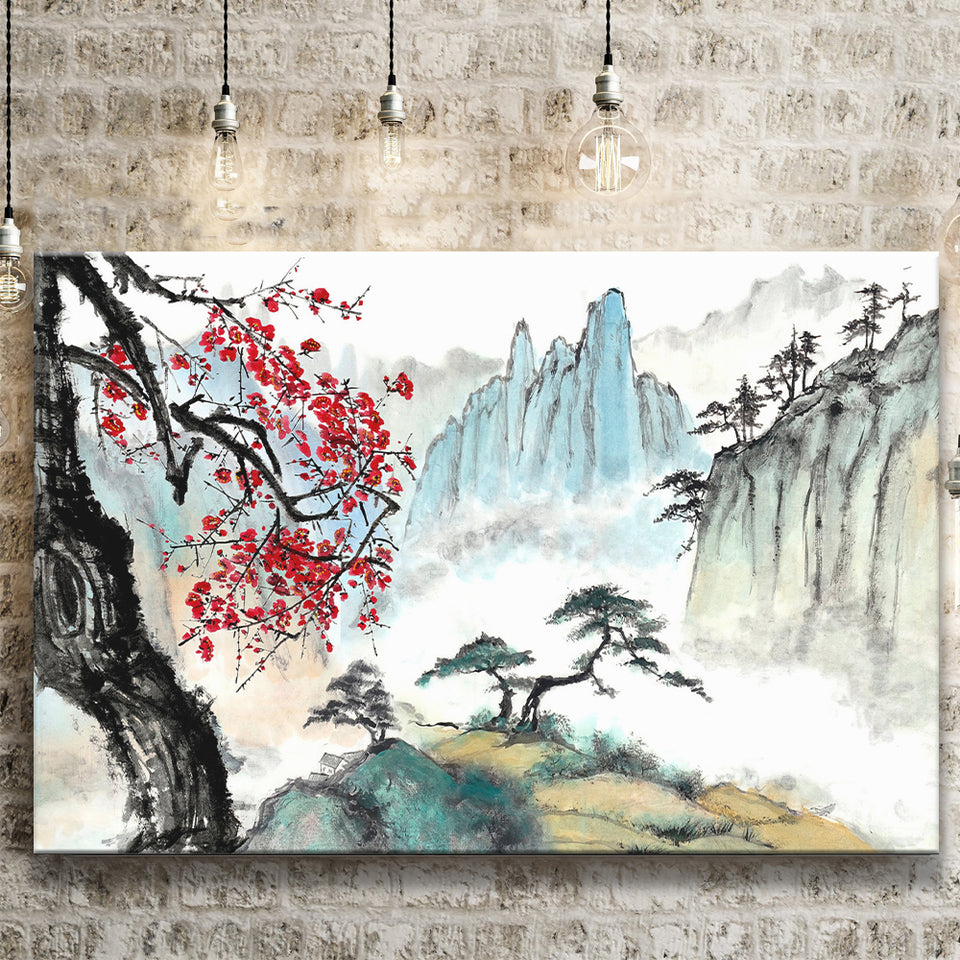 Japanese Canvas Canvas Prints Wall Art Decor - Painting Canvas,Home Decor, Ready to Hang