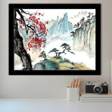 Japanese Canvas Framed Art Prints Wall Art Decor, Framed Picture, Home Decor