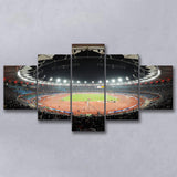 Jawaharlal Nehru Stadium, Stadium Canvas, Sport Art, Large Canvas, Multi Panels, Canvas Prints Wall Art Decor