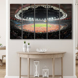 Jawaharlal Nehru Stadium, Stadium Canvas, Sport Art, Gift for him, Multi Panels B, Canvas Prints Wall Art Decor