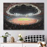 Jawaharlal Nehru Stadium, Stadium Canvas, Sport Art, Gift for him, Fan Gift, Canvas Prints Wall Art Decor