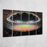 Jawaharlal Nehru Stadium, Stadium Canvas, Sport Art, Gift for him, Multi Panels B, Canvas Prints Wall Art Decor