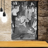 Jazz Dancers Black And White Print, Jazz Music Canvas Prints Wall Art Home Decor