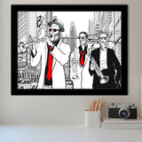 Jazz Music Framed Art Prints Wall Decor - Painting Prints, Framed Picture