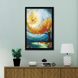 Jesus And Beautiful Tree Take His Hand Framed Canvas Prints - Painting Canvas, Framed Art, Prints for Sale, Wall Art, Wall Decor