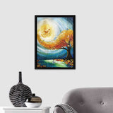 Jesus And Beautiful Tree Take His Hand Framed Canvas Prints - Painting Canvas, Framed Art, Prints for Sale, Wall Art, Wall Decor