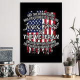 Jesus Christ And The Veteran Framed Art Prints Wall Decor - Painting Prints, Veteran Gift