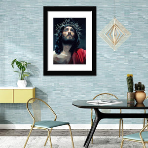 Jesus Christ Of Nazareth - Framed Prints, Painting Art, Art Print, Framed Art, Black Frame