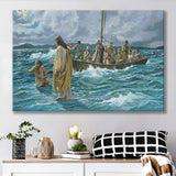 Jesus Christ Walking On Water Canvas Prints Wall Art - Painting Canvas, Art Prints, Wall Decor