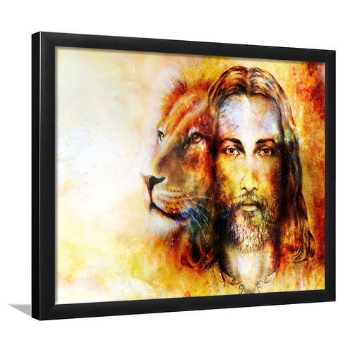 Jesus Cristo Leao Framed Wall Art Print - Framed Art, Prints for Sale, Painting Art, Painting Prints