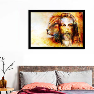 Jesus Cristo Leao Framed Wall Art Print - Framed Art, Prints for Sale, Painting Art, Painting Prints