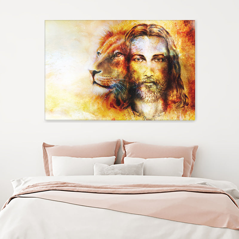 Jesus Cristo Leao Canvas Wall Art - Canvas Prints, Prints for Sale, Canvas Painting, Home Decor