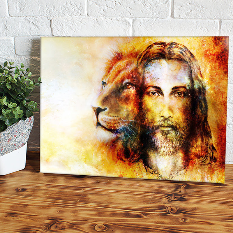 Jesus Cristo Leao Canvas Wall Art - Canvas Prints, Prints for Sale, Canvas Painting, Home Decor