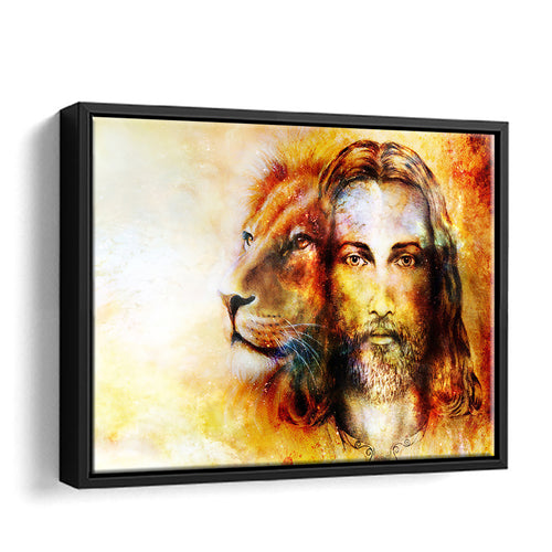 Jesus Cristo Leao Framed Canvas Wall Art - Canvas Prints, Framed Art, Prints for Sale, Canvas Painting