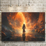 Jesus Christ Art Found The New World Canvas Prints Wall Art Home Decor, Painting Canvas, Living Room Wall Decor