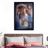 Jesus Is The Lion Of Judah Framed Wall Art Prints - Painting prints, Framed Prints,Framed Art, Prints for Sale