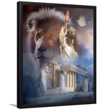 Jesus Is The Lion Of Judah Framed Wall Art Prints - Painting prints, Framed Prints,Framed Art, Prints for Sale