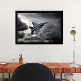 Jet F15 In The Sky Framed Canvas Wall Art - Framed Prints, Canvas Prints, Prints for Sale, Canvas Painting