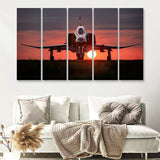 Jet F 4 F 4 Phantom Ii Airplane Scrap 5 Piece B Canvas Prints Wall Art Decor - Painting Canvas, Multi Panels