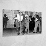 Jitterbug Black And White Print, Juke Joint Dance Larger Canvas Art, 5 Piece Canvas Prints Wall Art Decor