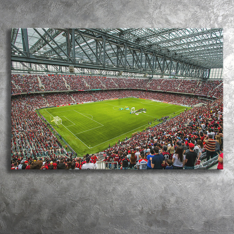 Joaquim Americo Guimarães Stadium, Stadium Canvas, Sport Art, Gift for him, Fan Gift, Canvas Prints Wall Art Decor