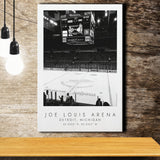 Joe Louis Arena Detroit Red Wings Ice Hockey Lovers Canvas Prints Wall Art Home Decor