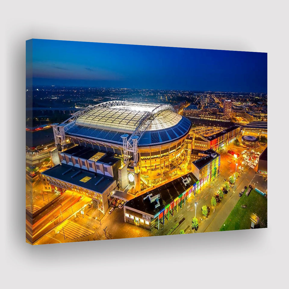 Johan Cruijff ArenA in Amsterdam, Stadium Canvas, Sport Art, Gift for him, Fan Gift, Canvas Prints Wall Art Decor