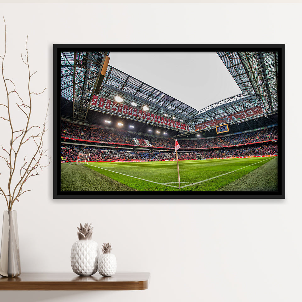 Johan Cruijff Arena, Stadium Canvas, Sport Art, Gift for him, Framed Canvas Prints Wall Art Decor, Framed Picture
