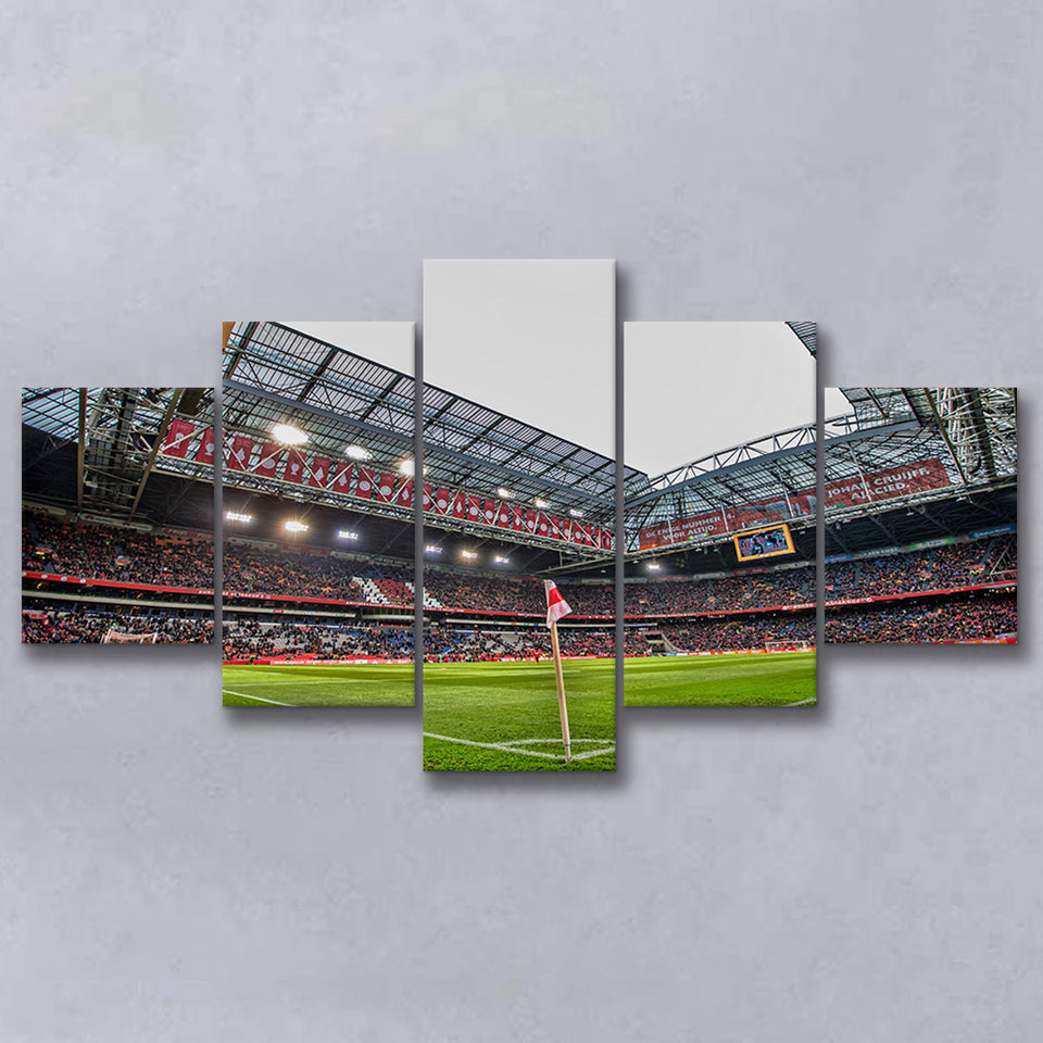 Johan Cruijff Arena, Stadium Canvas, Sport Art, Large Canvas, Multi Panels, Canvas Prints Wall Art Decor