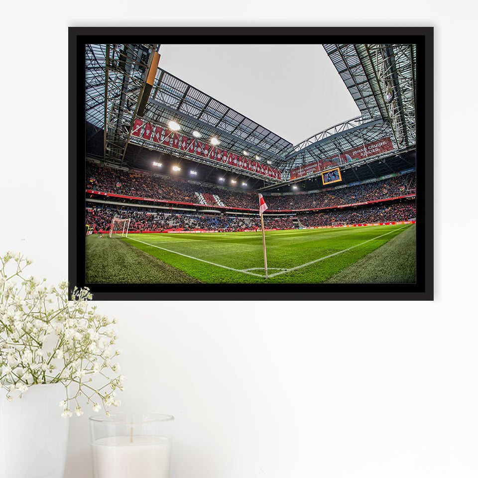 Johan Cruijff Arena, Stadium Canvas, Sport Art, Gift for him, Framed Canvas Prints Wall Art Decor, Framed Picture