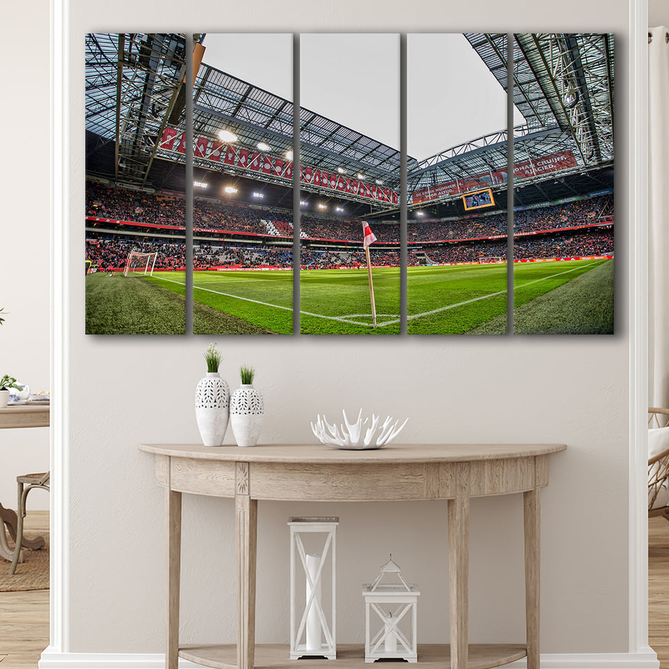Johan Cruijff Arena, Stadium Canvas, Sport Art, Gift for him, Multi Panels B, Canvas Prints Wall Art Decor