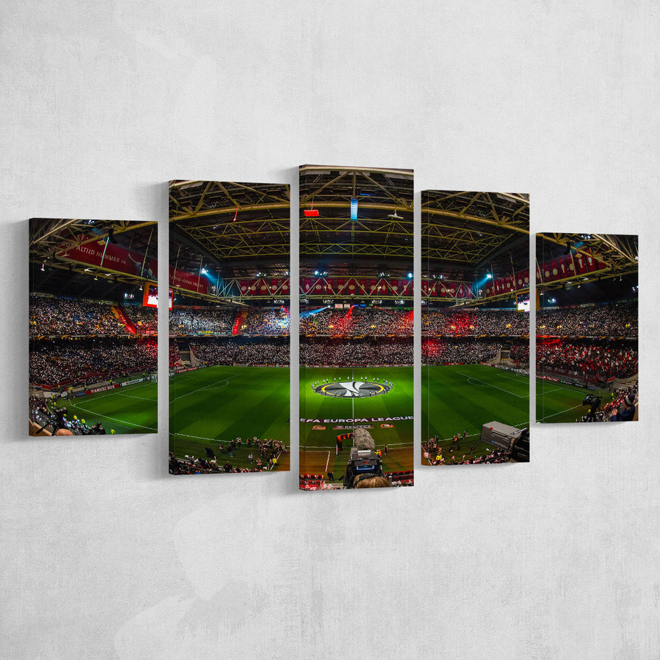Johan Cruyff Arena Netherlands, Stadium Canvas, Sport Art, Large Canvas, Multi Panels, Canvas Prints Wall Art Decor