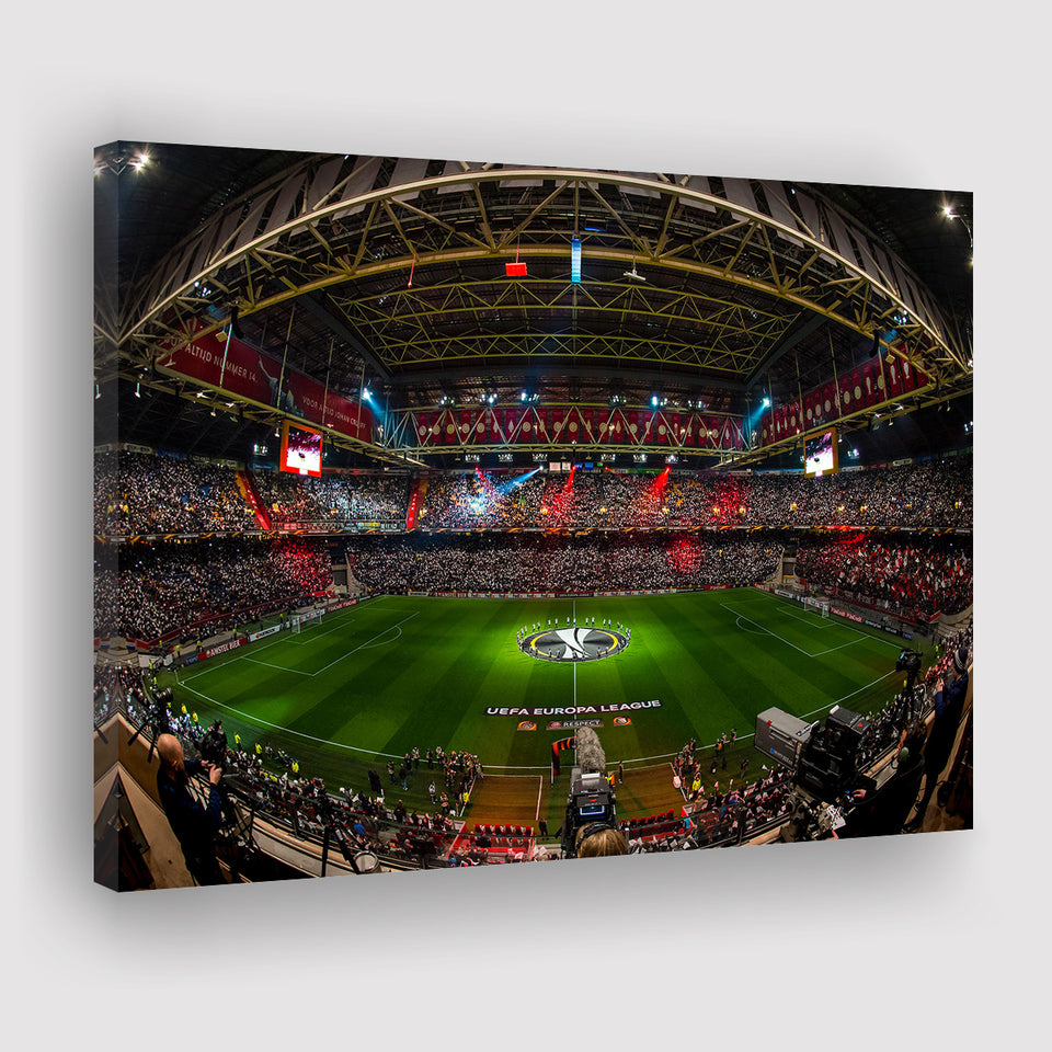 Johan Cruyff Arena Netherlands, Stadium Canvas, Sport Art, Gift for him, Fan Gift, Canvas Prints Wall Art Decor