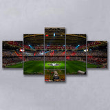 Johan Cruyff Arena Netherlands, Stadium Canvas, Sport Art, Large Canvas, Multi Panels, Canvas Prints Wall Art Decor