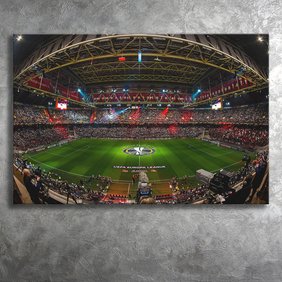 Johan Cruyff Arena Netherlands, Stadium Canvas, Sport Art, Gift for him, Fan Gift, Canvas Prints Wall Art Decor