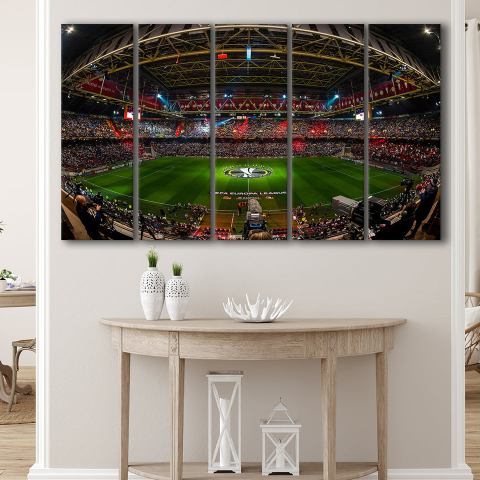 Johan Cruyff Arena Netherlands, Stadium Canvas, Sport Art, Gift for him, Multi Panels B, Canvas Prints Wall Art Decor
