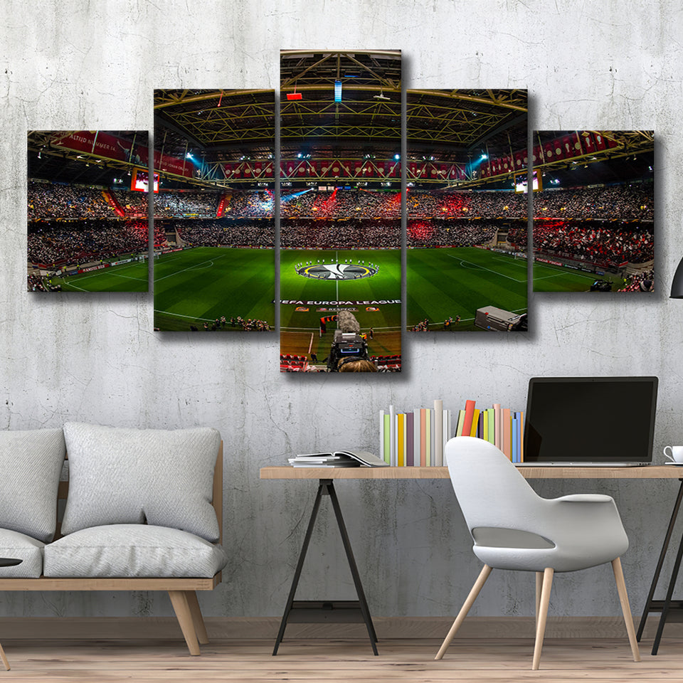 Johan Cruyff Arena Netherlands, Stadium Canvas, Sport Art, Large Canvas, Multi Panels, Canvas Prints Wall Art Decor