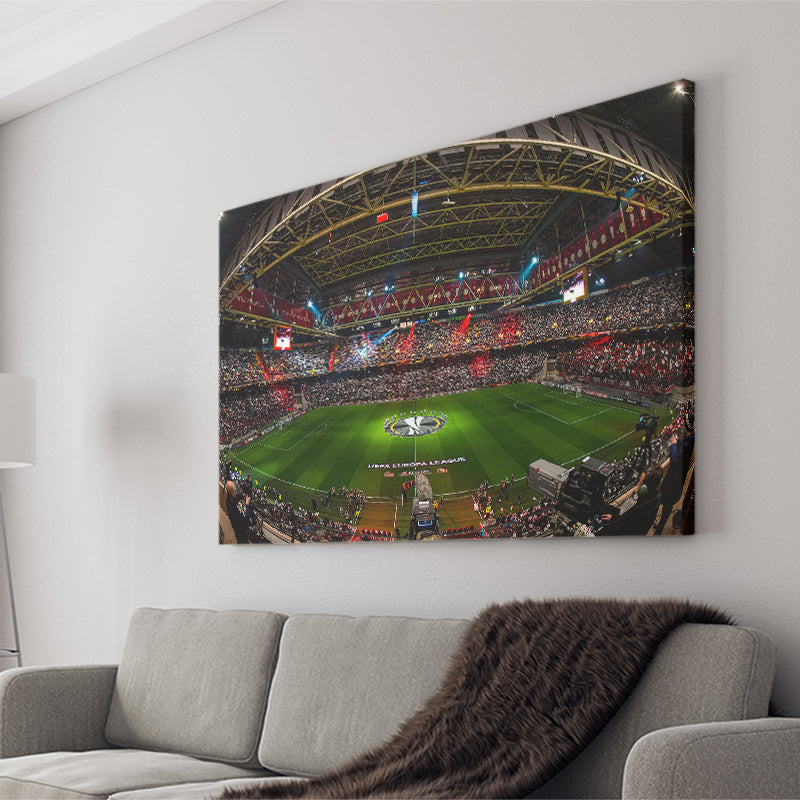 Johan Cruyff Arena Netherlands, Stadium Canvas, Sport Art, Gift for him, Fan Gift, Canvas Prints Wall Art Decor